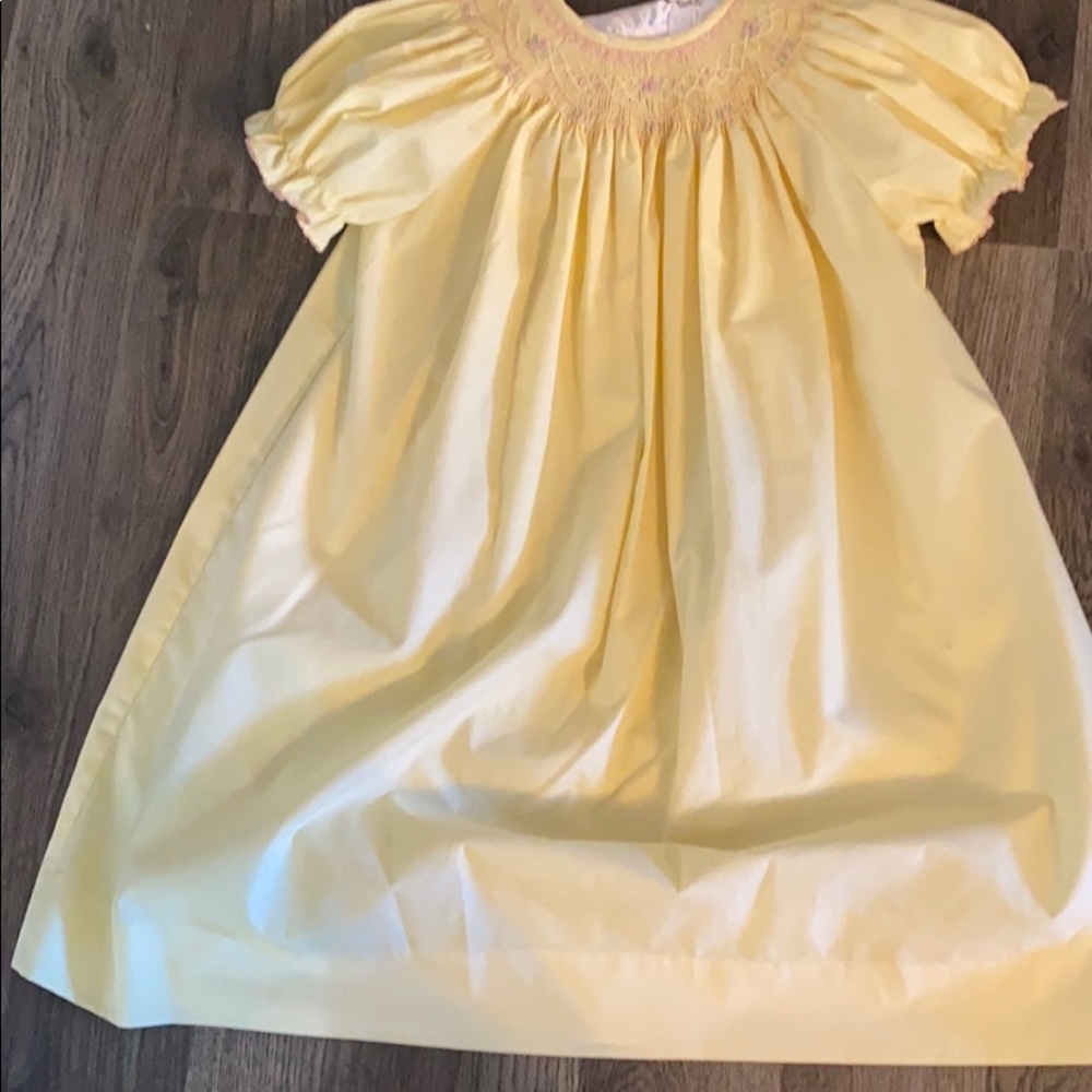 Be Mine Yellow Smocked Bishop